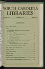 North Carolina Libraries, Vol. 32,  no. 4